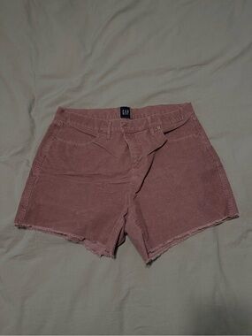 GAP High-Rise Corduroy Pink Women's Shorts Size 16
